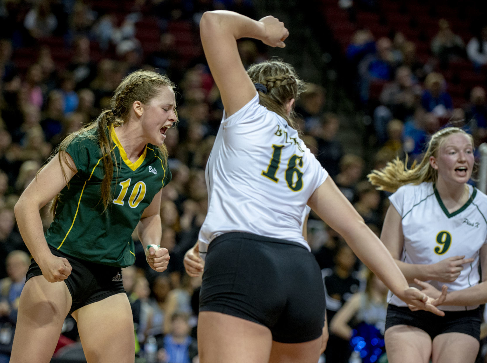 Class A state volleyball, Pius X vs. PLVS, 11.8